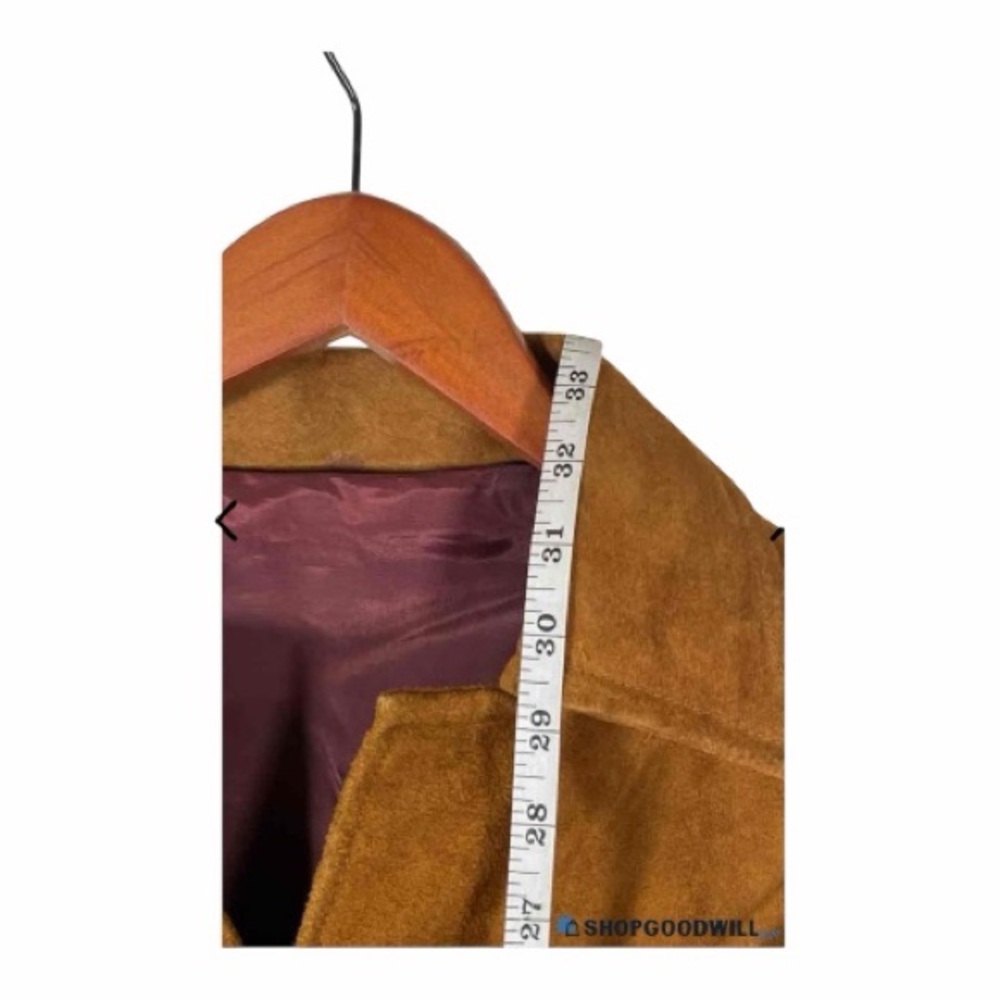 Rare vintage fringe crude doe suede/buckskin jacket 1950’s Western Boho native - Picture 8 of 9